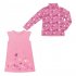 Розовый комплект : сарафан, водолазка для девочки PlayToday 132023, вид 1 превью