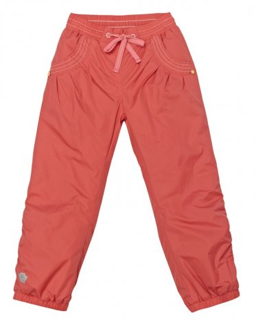 Коралловые брюки для девочки PlayToday 132031, вид 1