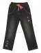 Черные джинсы для девочки PlayToday 132035, вид 1 превью