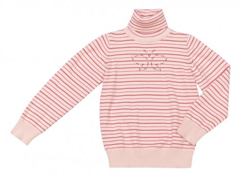 Нежно-розовый джемпер для девочки PlayToday 132042, вид 1