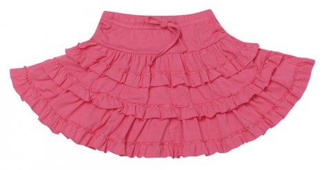 Ярко-розовая юбка для девочки PlayToday 132073, вид 1