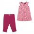 Розовый комплект : платье, леггинсы для девочки PlayToday 132082, вид 1 превью