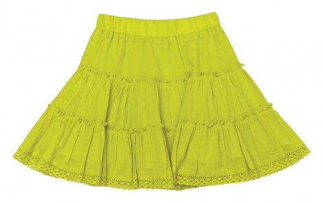 Лимонная юбка для девочки PlayToday 132100, вид 1