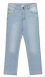 Синие брюки текстильные джинсовые для мальчика S'COOL 133026, вид 1 превью