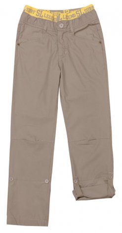 Бежевые брюки текстильные для мальчика S'COOL 133027, вид 1