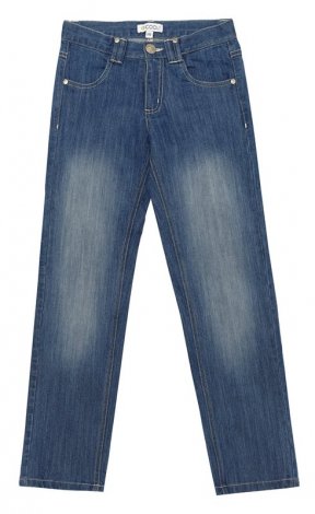 Синие брюки джинсовые для девочки S'COOL 134010, вид 1
