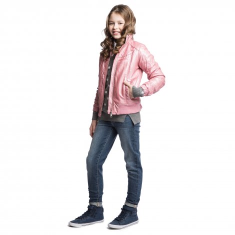 Розовая куртка демисезонная для девочки S'COOL 134014, вид 3