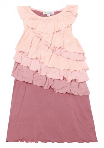 Розовое платье для девочки S'COOL 134016, вид 1