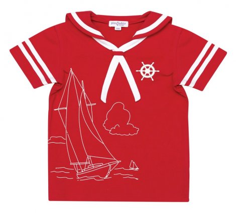 Красная футболка для мальчика PlayToday 135016, вид 1