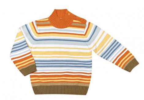 Оранжевый свитер для мальчика PlayToday Baby 137004, вид 1