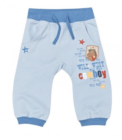 Голубые брюки для мальчика PlayToday Baby 137024, вид 1