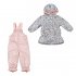 Нежно-розовый комплект: куртка, полукомбинезон для девочки PlayToday Baby 138001, вид 1 превью