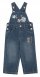 Синий полукомбинезон джинсовый для девочки PlayToday Baby 138006, вид 1 превью