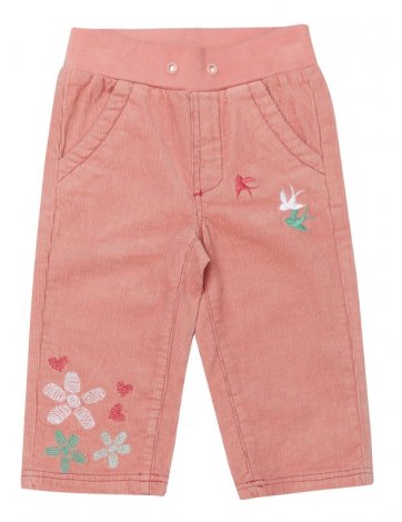 Розовые брюки для девочки PlayToday Baby 138007, вид 1