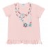 Светло-розовая футболка для девочки PlayToday Baby 138016, вид 1 превью