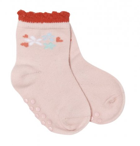 Нежно-розовые носки для девочки PlayToday Baby 138034, вид 1
