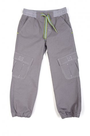 Серые брюки для мальчика PlayToday 141010, вид 1