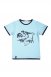 Ярко-голубая футболка для мальчика PlayToday 141022, вид 1 превью