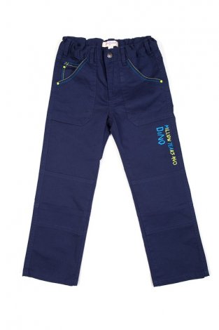 Темно-синие брюки для мальчика PlayToday 141024, вид 1