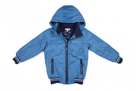 Синяя куртка для мальчика PlayToday 141033, вид 1