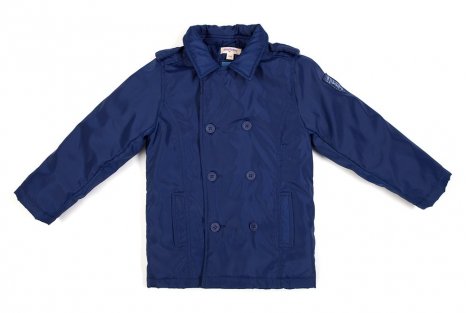 Синее пальто для мальчика PlayToday 141036, вид 1