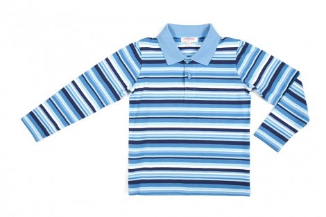 Синяя футболка с длинными рукавами для мальчика PlayToday 141046, вид 1