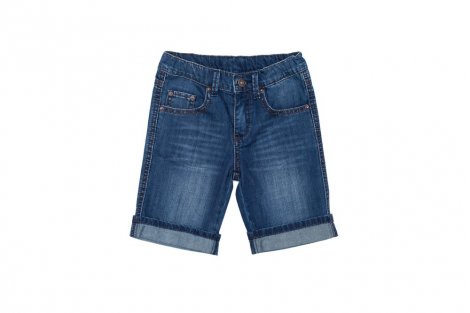 Синие шорты джинсовые для мальчика PlayToday 141101, вид 1