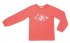 Коралловая футболка с длинным рукавом для девочки PlayToday 142022, вид 1 превью
