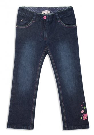 Синие джинсы для девочки PlayToday 142061, вид 1
