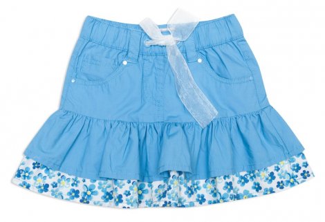 Голубая юбка для девочки PlayToday 142122, вид 1