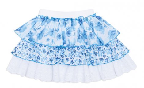 Синяя юбка для девочки PlayToday 142123, вид 1