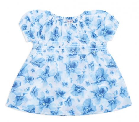 Синяя блузка для девочки PlayToday 142126, вид 1
