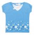 Голубая футболка для девочки PlayToday 142131, вид 1 превью