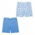 Синий комплект: шорты, 2 шт. для девочки PlayToday 142141, вид 1 превью
