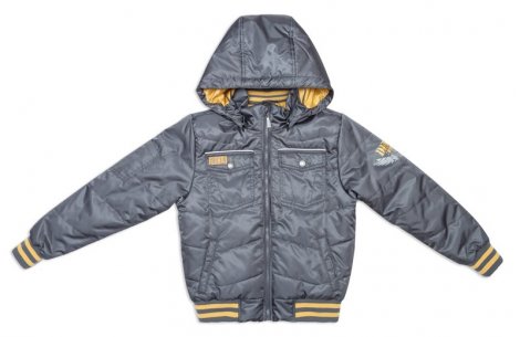 Серая куртка для мальчика S'COOL 143002, вид 1