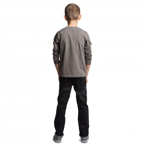 Серая футболка с длинными рукавами для мальчика S'COOL 143010, вид 3