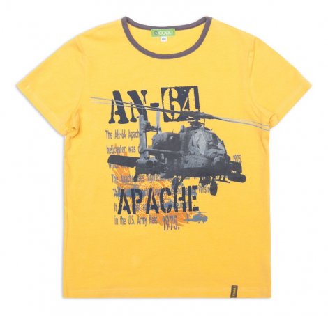 Желтая футболка для мальчика S'COOL 143014, вид 1
