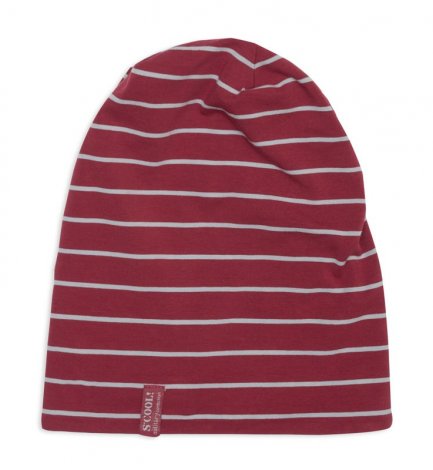 Бордовая шапка для мальчика S'COOL 143020, вид 1