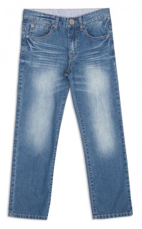 Голубые джинсы для мальчика S'COOL 143025, вид 1