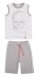 Серый комплект: майка, шорты для мальчика S'COOL 143034, вид 1 превью