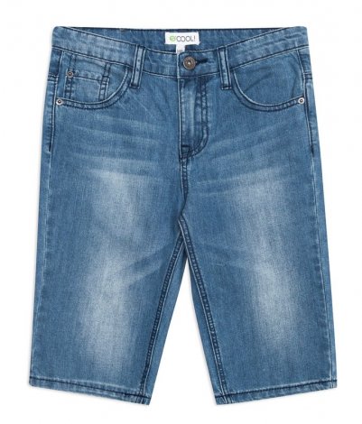 Синие шорты джинсовые для мальчика S'COOL 143043, вид 1