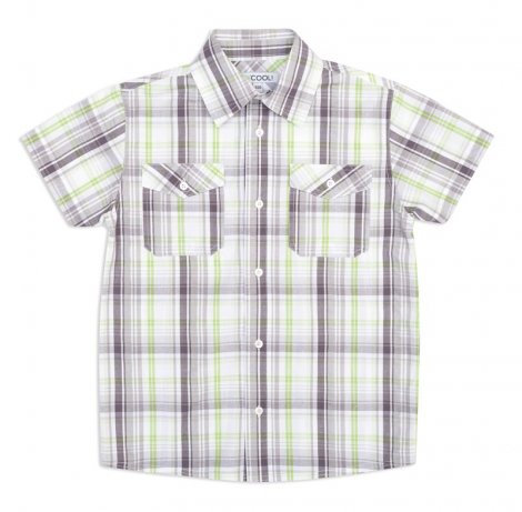 Серая сорочка для мальчика S'COOL 143045, вид 1