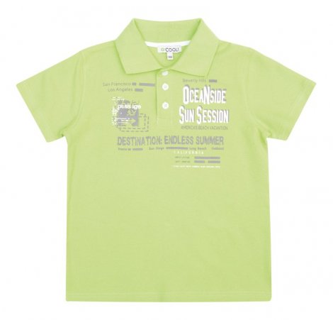 Салатовая футболка для мальчика S'COOL 143046, вид 1