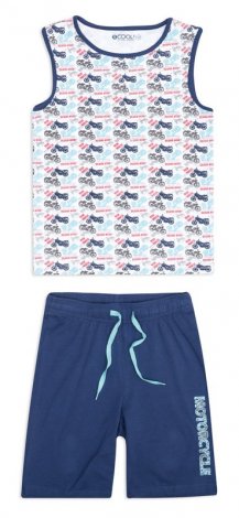 Синий комплект: майка, шорты для мальчика S'COOL 143059, вид 1