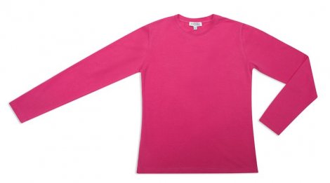 Розовая футболка с длинными рукавами для девочки S'COOL 144022, вид 1