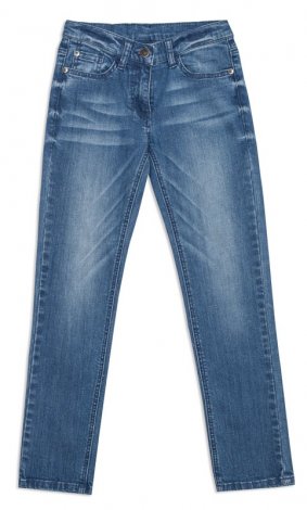 Синие джинсы для девочки S'COOL 144029, вид 1