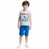 Разноцветный комплект: футболка, шорты для мальчика PlayToday 145031, вид 3 превью