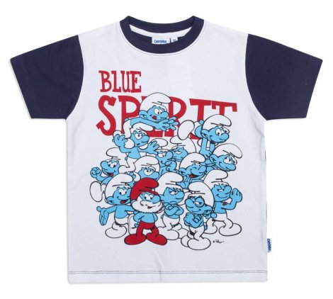 Синяя футболка для мальчика PlayToday 145034, вид 1