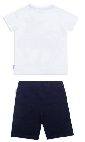 Белый комплект: футболка, шорты для мальчика PlayToday 145036, вид 2