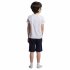Белый комплект: футболка, шорты для мальчика PlayToday 145036, вид 4 превью